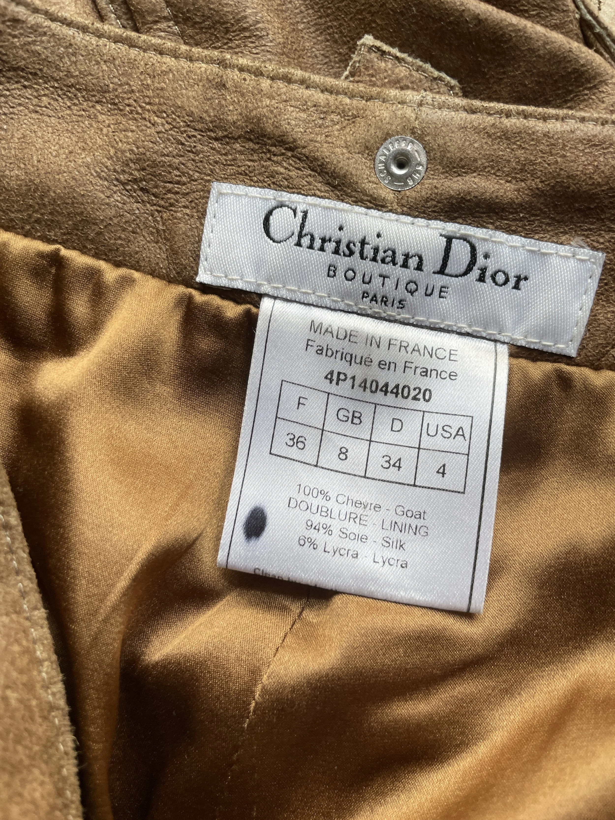 Christian Dior by Galliano Spring 2004 Leather Pants — Mia Luxury